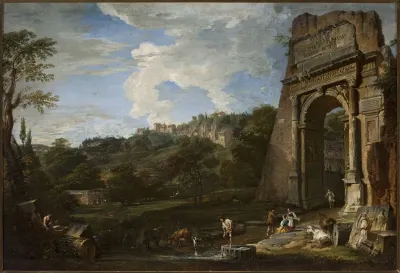 Landscape With The Arch Of Titus