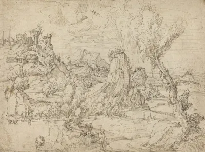 Landscape With The Baptism Of Christ