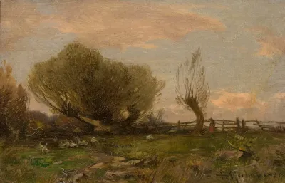 Landscape With Willows