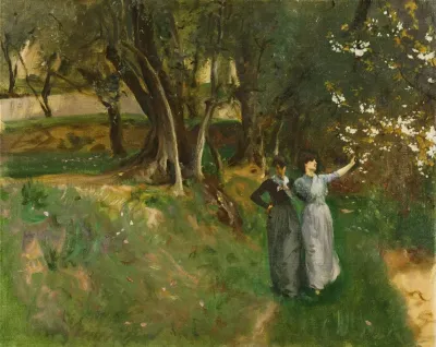 Landscape With Women In Foreground