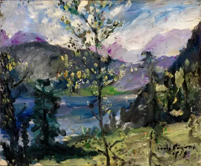 Landschaft Am Walchensee
