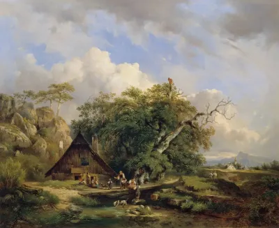 Landschaft Bei Gutenstein
