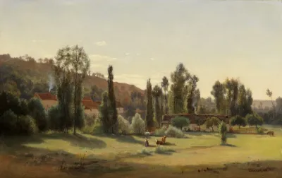 Landschaft Bei Marcoussis