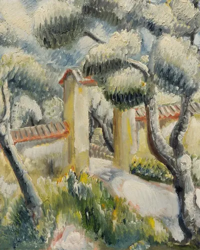 Landschaft In Sudfrankreich Parkausgang