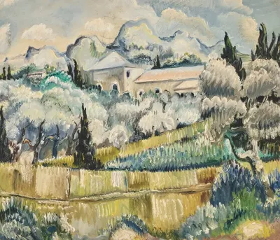 Landschaft In Sudfrankreich