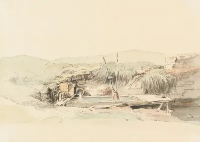 Landschaft Mit Brunnen 2