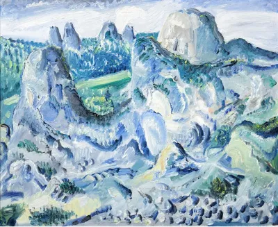 Landschaft Mit Felsen Felsen Bei Blaubeuren
