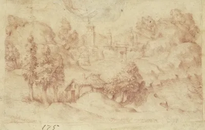 Landschaft Mit Stadtansicht