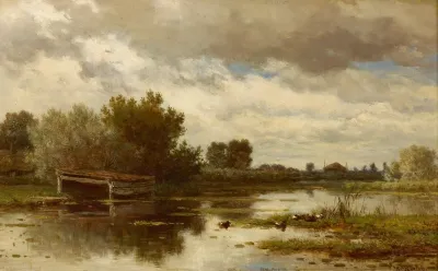 Landschap Met Moeras