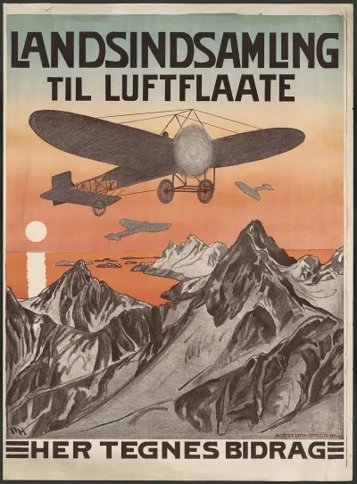 Landsindsamling Til Luftflaate Her Tegnes Bidrag