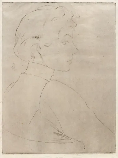 Large Head In Profile
