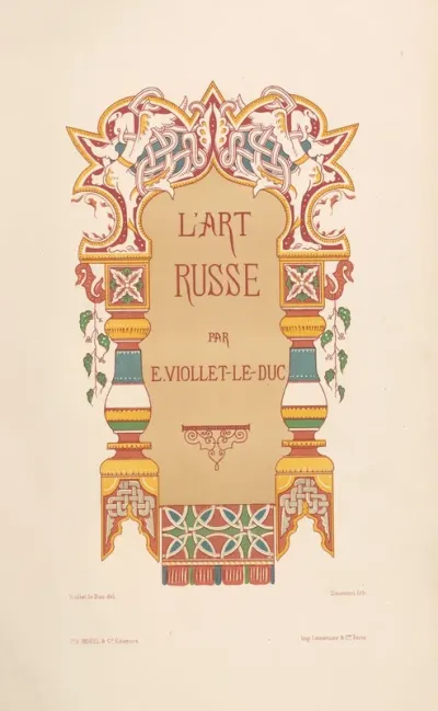 Lart Russe Frontispice