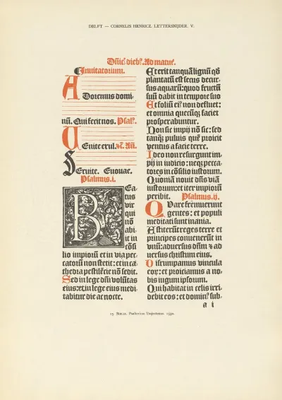 Lart Typographique Dans Les Pays Bas Pendant Les Annees 1500 A 1540 Pl 044