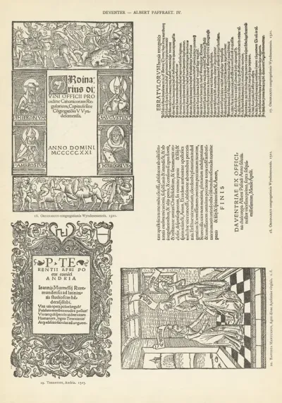 Lart Typographique Dans Les Pays Bas Pendant Les Annees 1500 A 1540 Pl 064