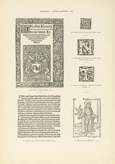 Lart Typographique Dans Les Pays Bas Pendant Les Annees 1500 A 1540 Pl 068
