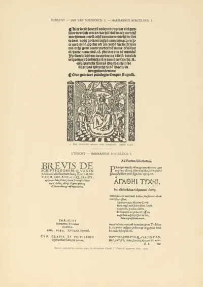 Lart Typographique Dans Les Pays Bas Pendant Les Annees 1500 A 1540 Pl 128