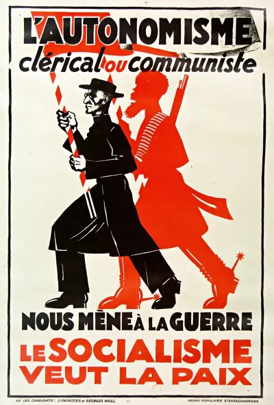 Lautonomisme Clerical Ou Communiste Nous Mene A La Guerre Le Socialisme Veut La Paix