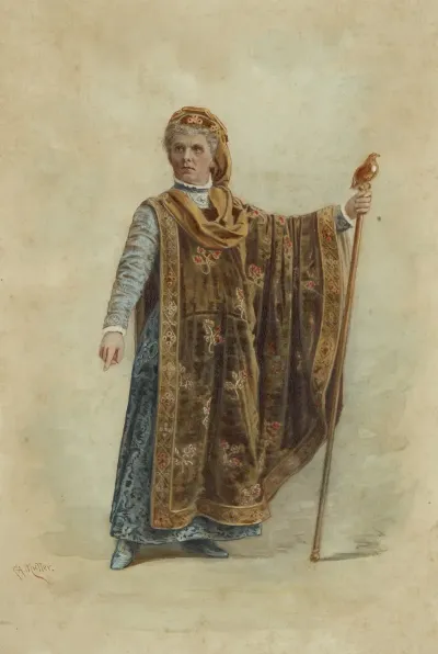 Lawrence Barrett As Rienzi