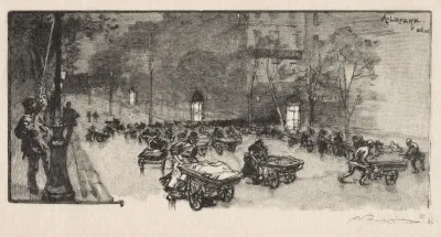 Le Boulevard Au Coin Du Fauborg Montmartre