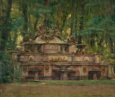Le Buffet Deau Dans Les Jardins Du Grand Trianon