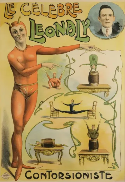 Le Celebre Leonaly Contorsioniste