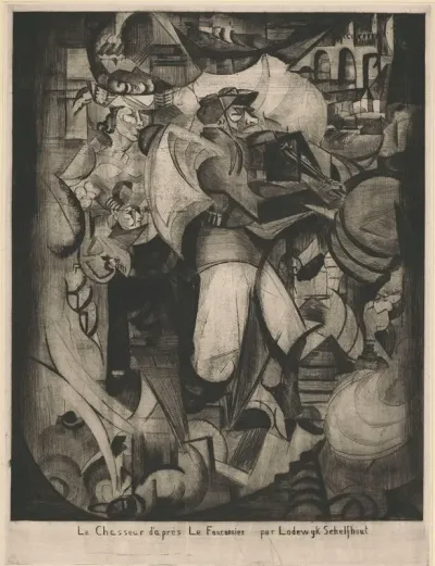Le Chasseur After Henri Victor Gabriel Le Fauconnier