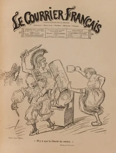 Le Courrier Francais Ny A Que La Liberte Du Ventre