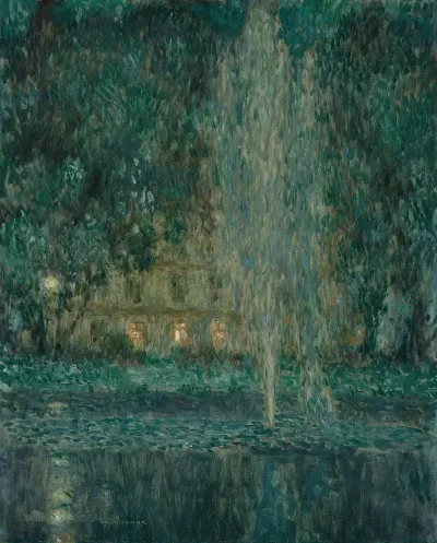 Le Jet Deau La Nuit