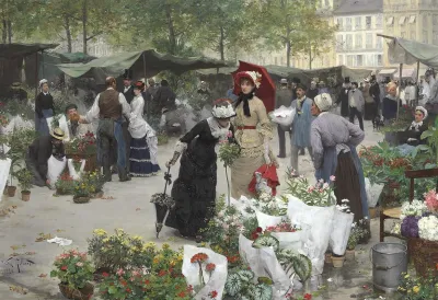 Le Marche Des Fleurs