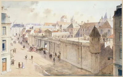 Le Palais Du Grand Prieur Au Temple En 1770