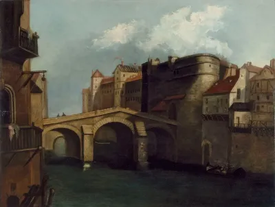 Le Petit Chatelet Et Le Petit Pont Vers 1660 Actuels 4eme Et 5eme Arrondissements