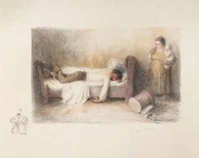 Le Pochard Sur Le Lit