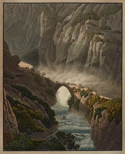 Le Pont Du Diable Au St Gotthard