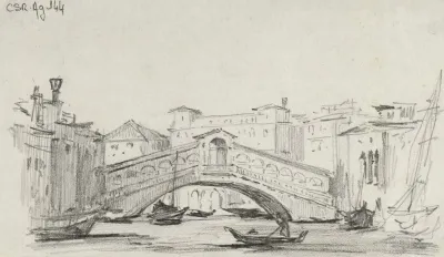 Le Pont Du Rialto A Venise