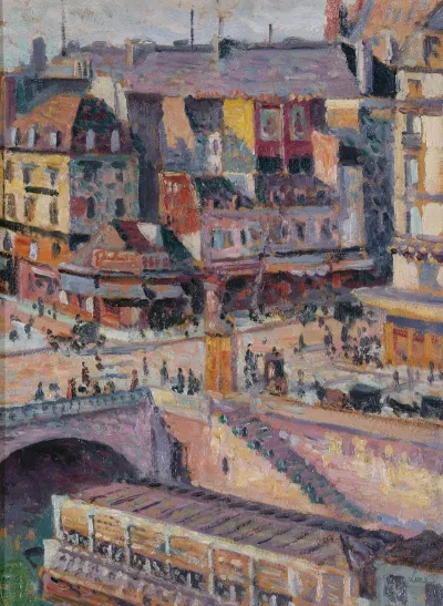 Le Pont Saint Michel Et Le Quai Des Orfevres