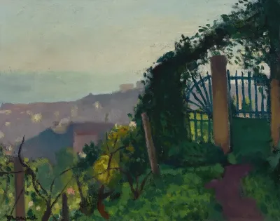 Le Portail Dans La Verdure
