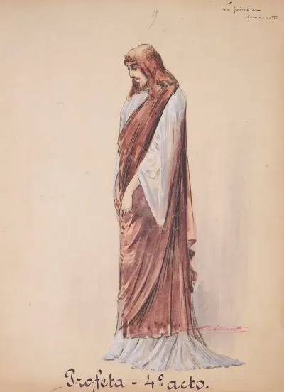 Le Prophete Douze Maquettes De Costumes 15