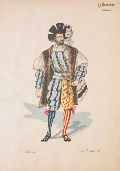Le Prophete Douze Maquettes De Costumes 5
