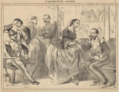 Le Quadrille Des Lanciers Triomphe Des Lanciers Au Salon De Mars