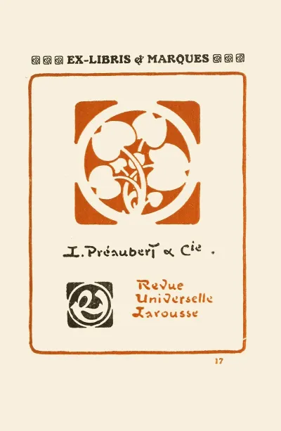 Le Second Livre Des Monogrammes Marques Cachets Et Es Libris Pl 15