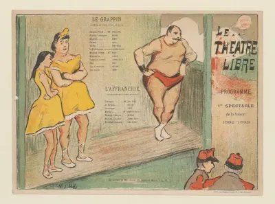 Le Theatre Libre Programme Du 1er Spectacle De La Saison 1892 1893