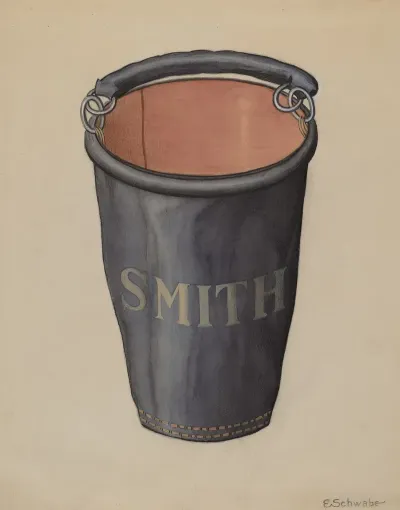 Leather Fire Bucket