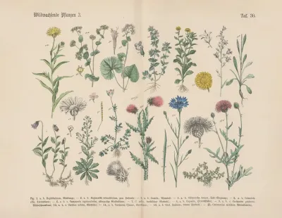 Lehrbuch Der Praktischen Pflanzenkunde In Wort Und Bild Pl 30