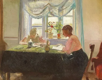 Lektielaesning Ved Vinduet