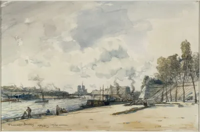 Les Bords De La Seine Et Le Pont De Sully