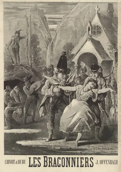 Les Braconniers Opera Bouffe En 3 Actes Livret De Chivot Et Duru Musique De J Offenbach