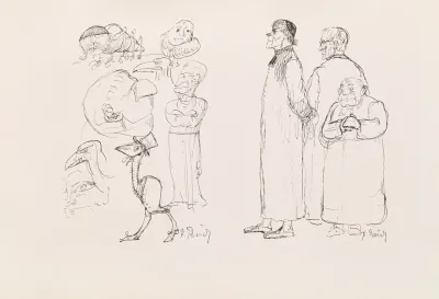 Les Caricatures De Puvis De Chavannes Pl 20