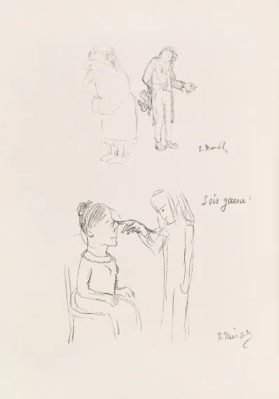 Les Caricatures De Puvis De Chavannes Pl 27