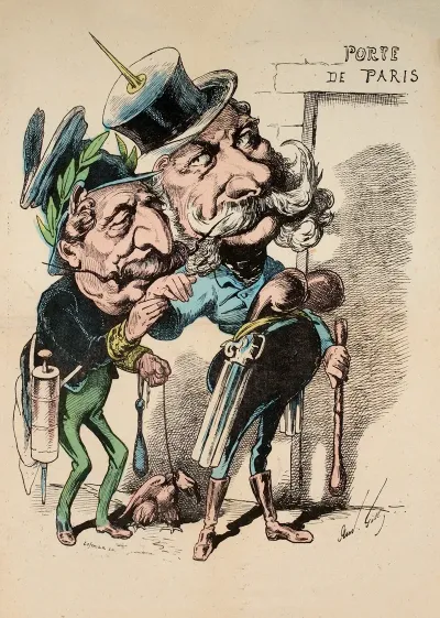 Les Deux Comperes Par Gill Bertrand Robert Macaire