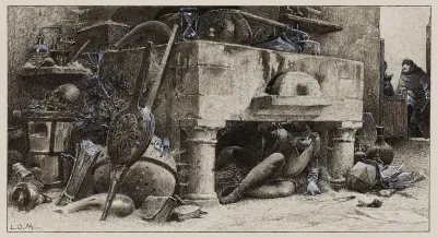 Les Deux Hommes Vetus De Noir